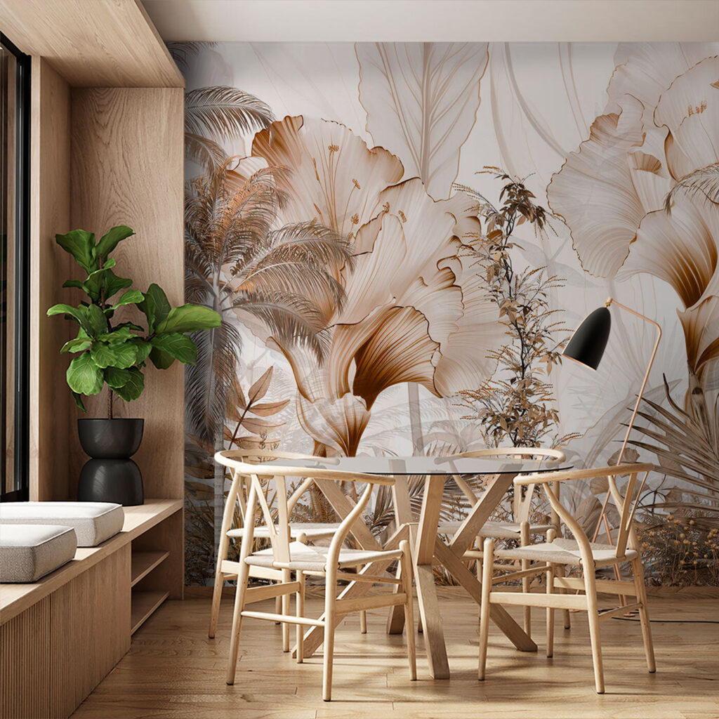 Layered Tropical Garden in an interior