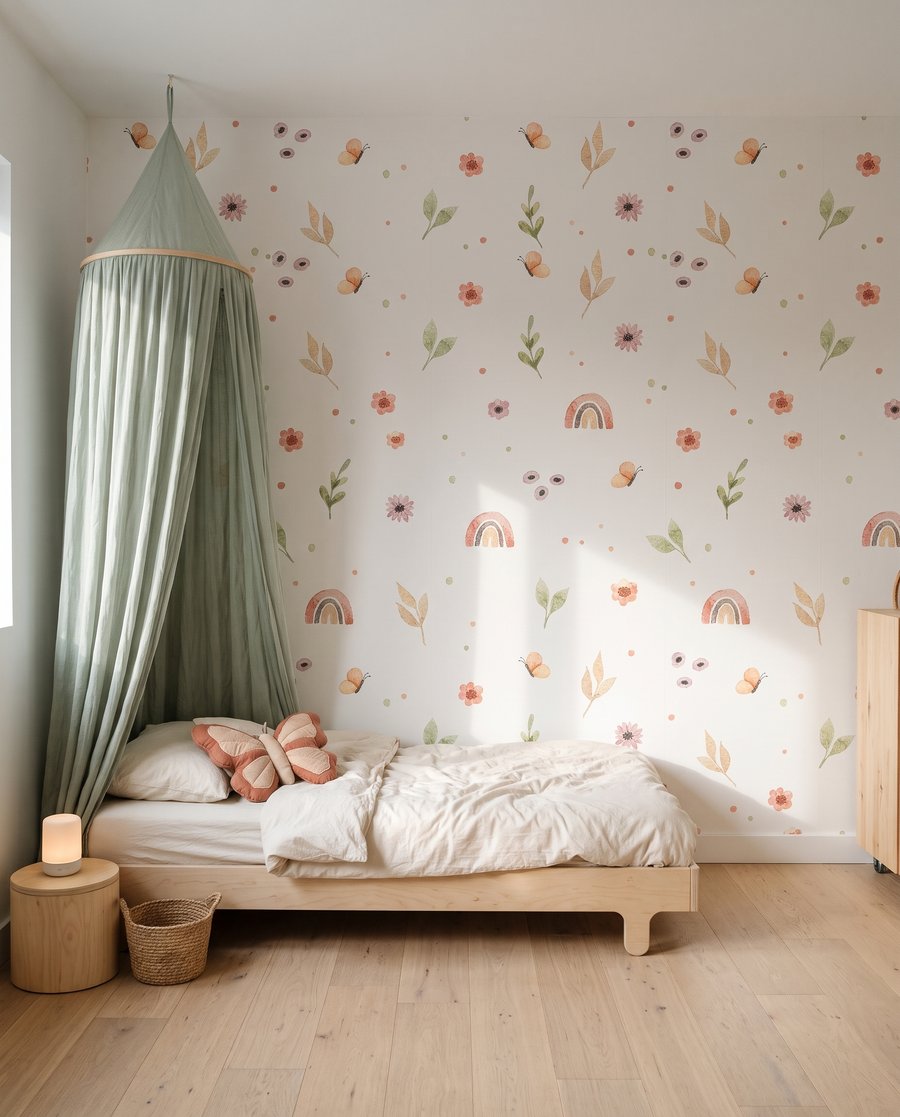 Rainbow Meadow Confetti in an interior
