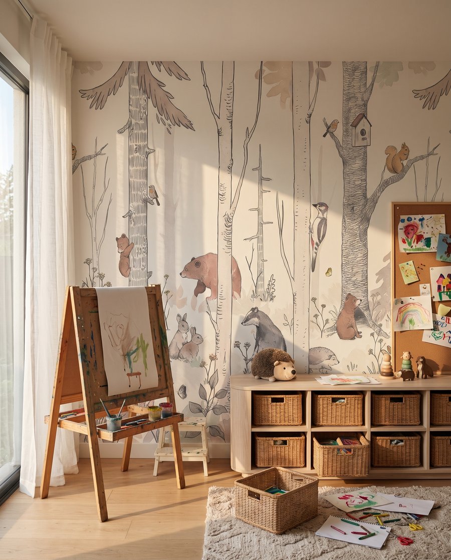 Woodland Tales in an interior
