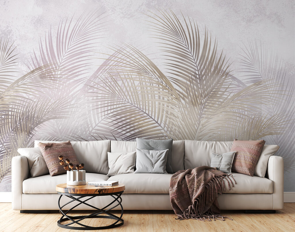 Palm Impressions in an interior
