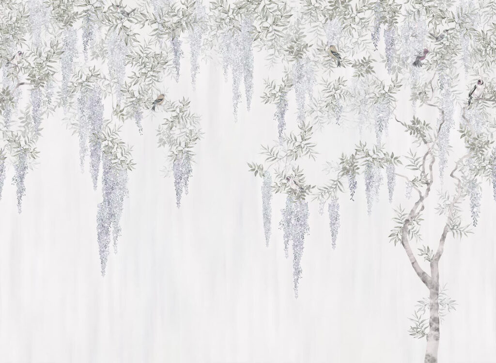 Wisteria Birdsong — full design