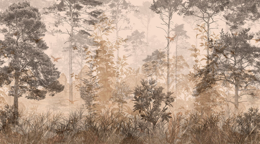 Woodland in Watercolour — full design