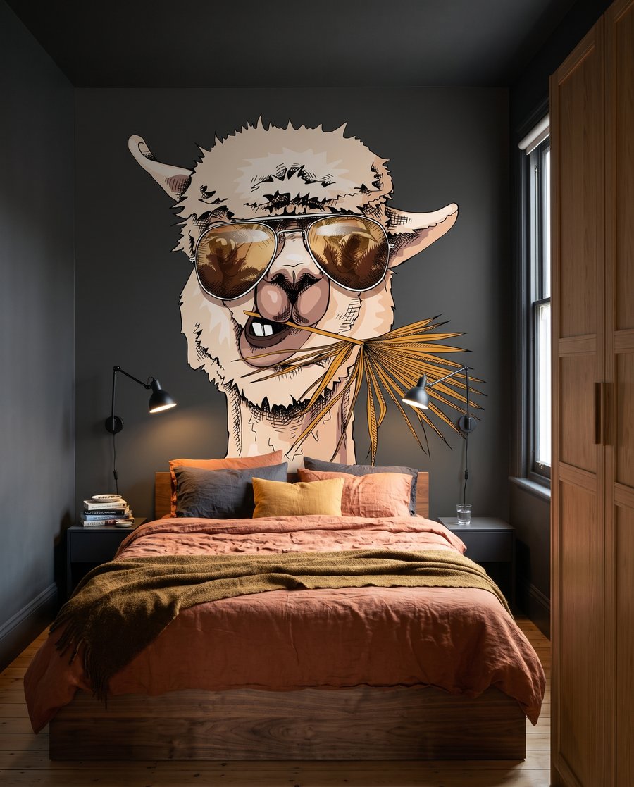 Llama in Shades — interior 2