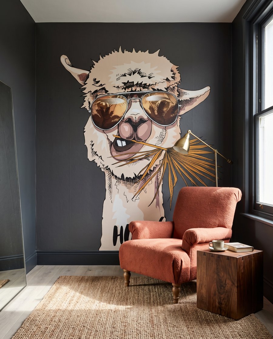 Llama in Shades — interior 4