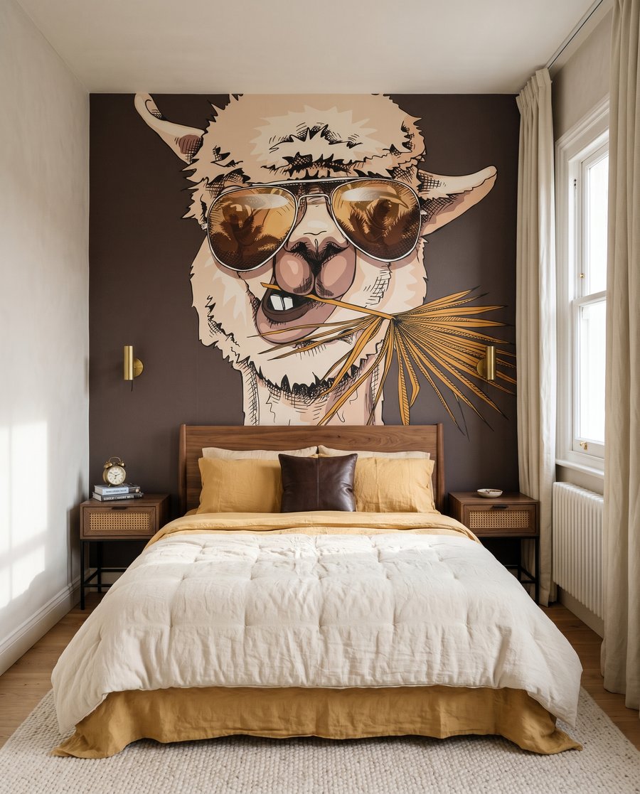Llama in Shades — interior 2
