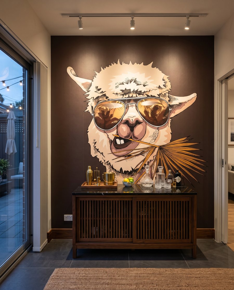 Llama in Shades — interior 5