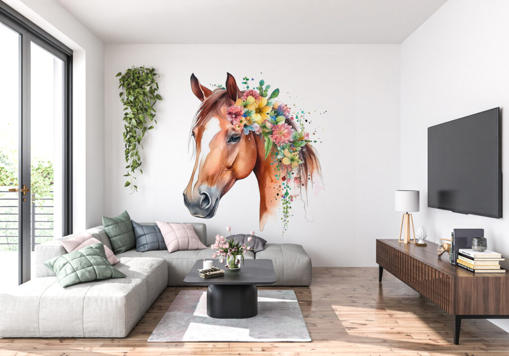 Flower Crown Horse — interior 2