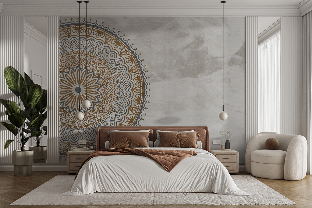 Mandala on Plaster — interior 2
