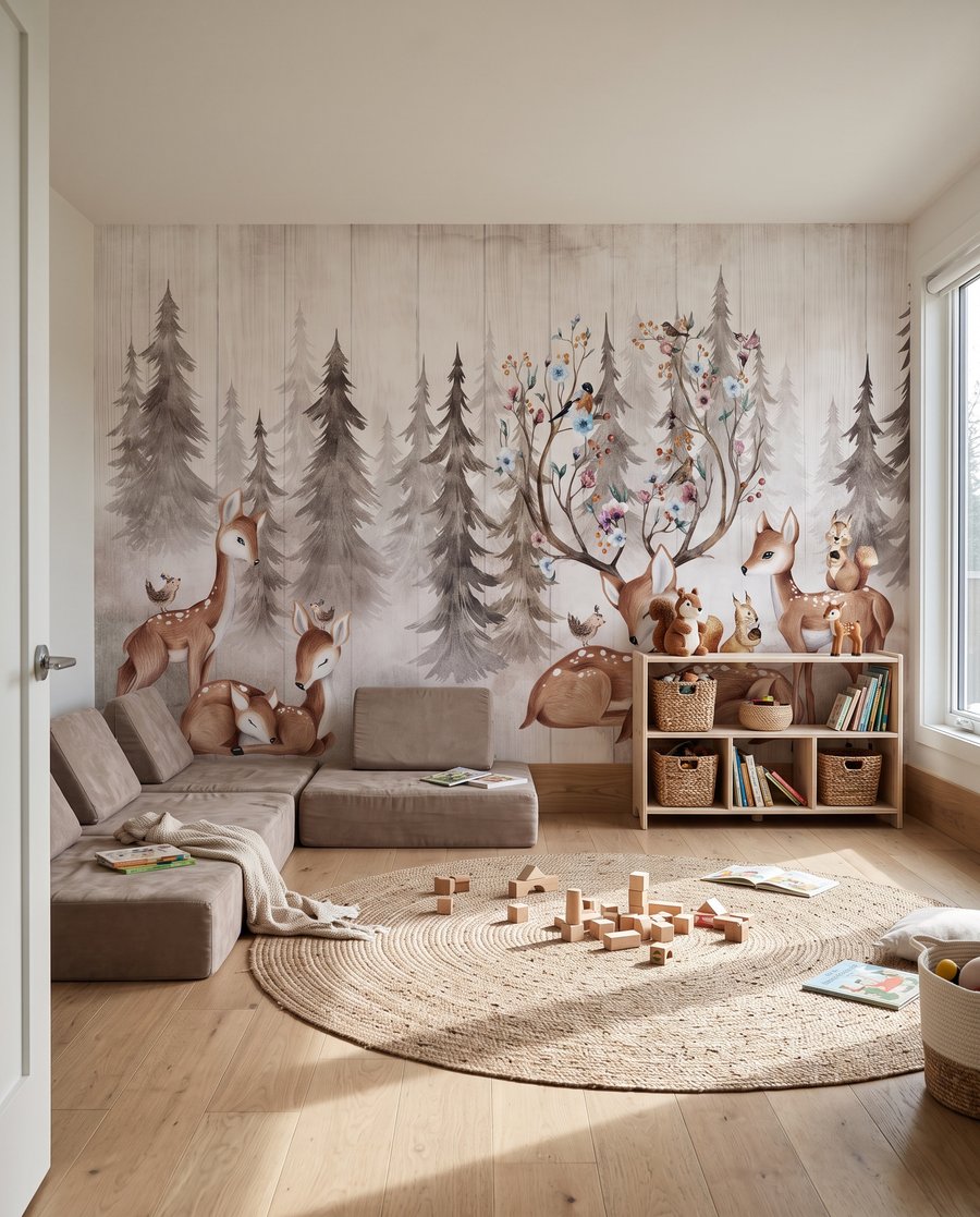 Deer in Dreamland in an interior