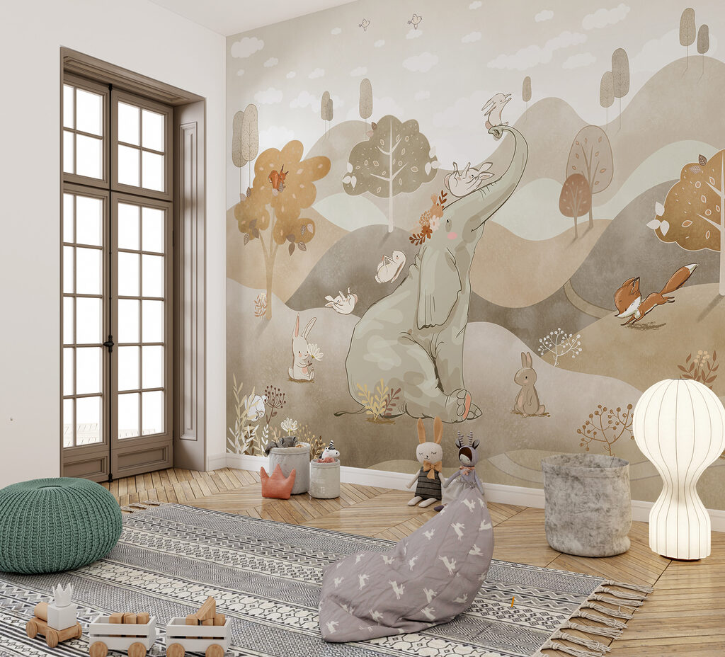 Gentle Giants in an interior