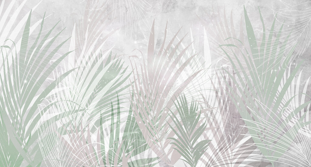 Palm Frond Layers — full design