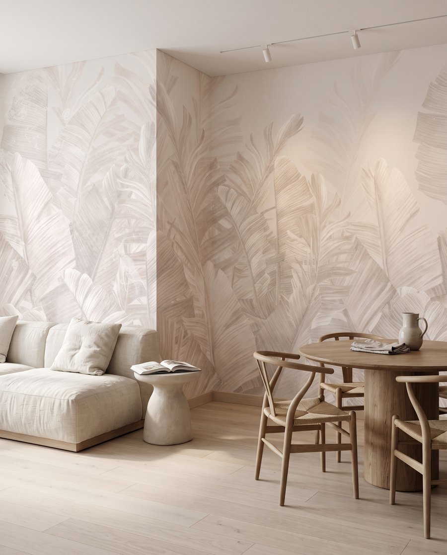 Gentle Palms in an interior