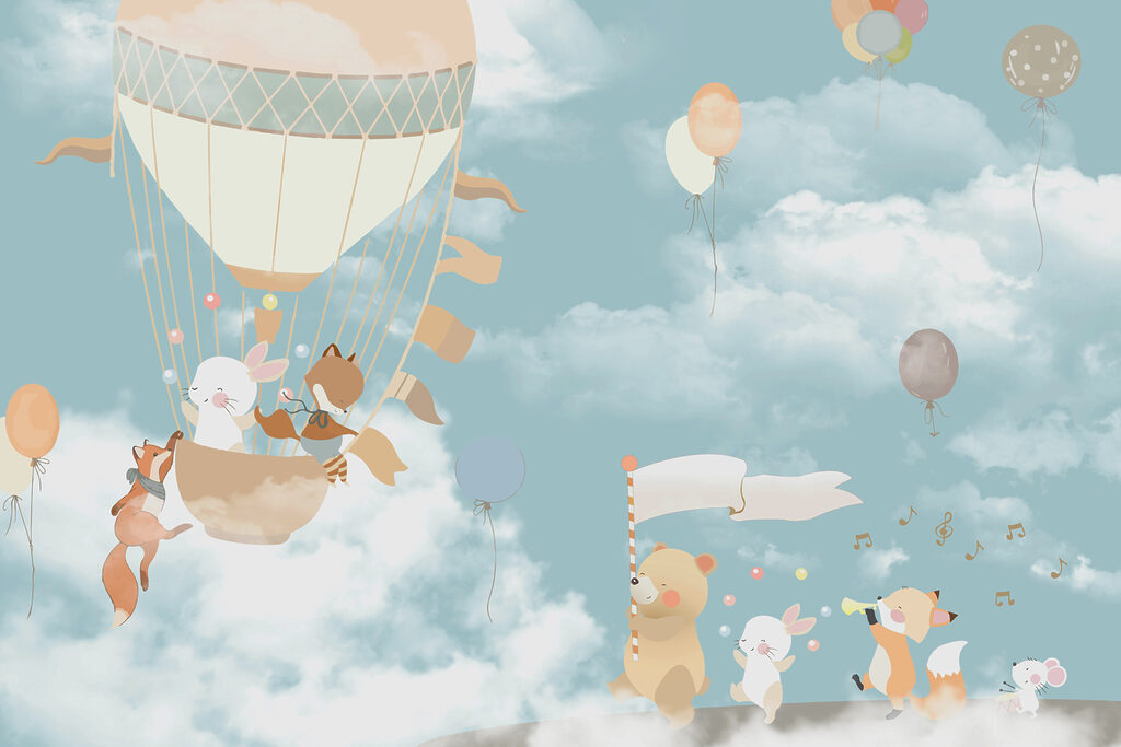 Little Balloon Travellers — full design