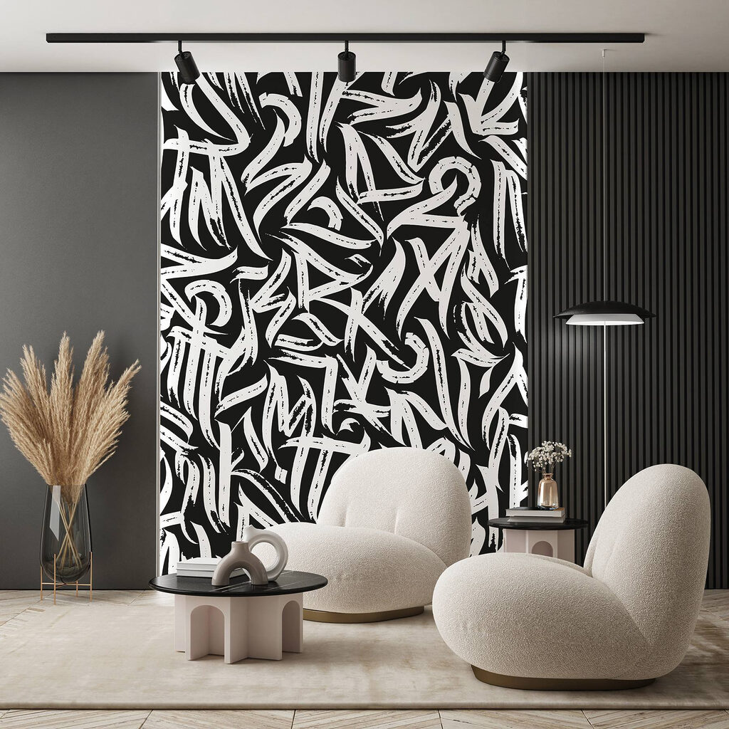Brushstroke Jungle in an interior