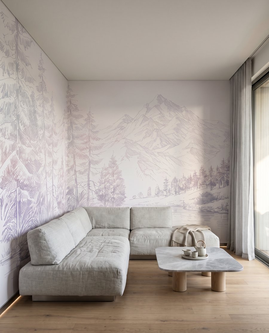 Woodland River Sketch — interior 5