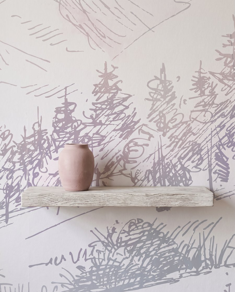 Woodland River Sketch — detail