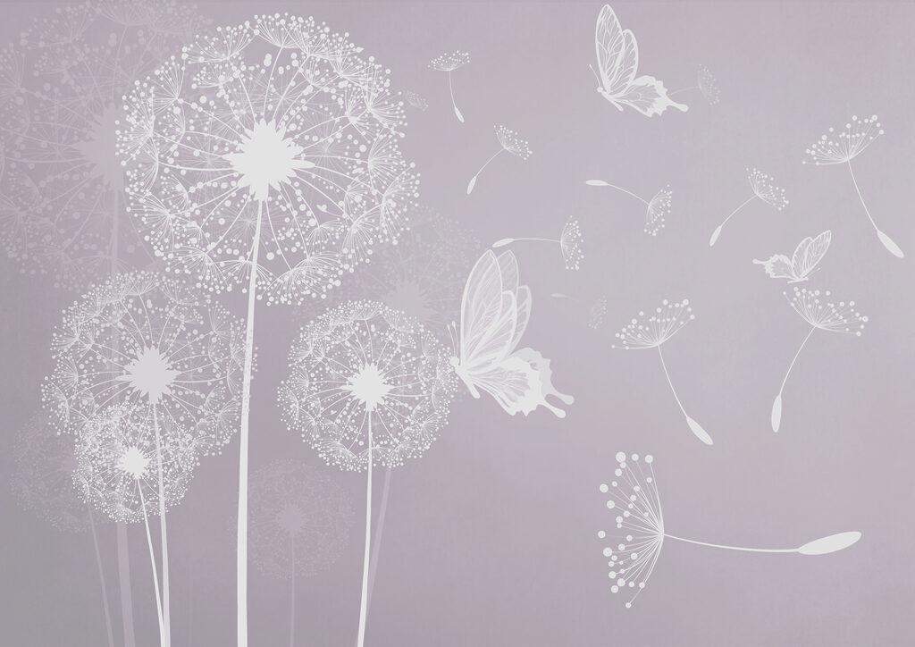 Dandelions and Butterflies — full design