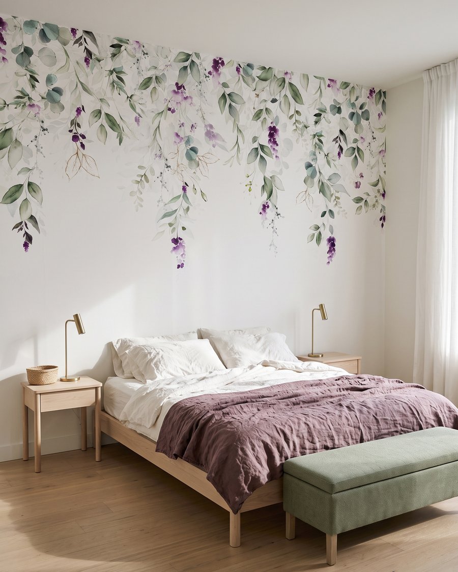 Flowerfall in an interior