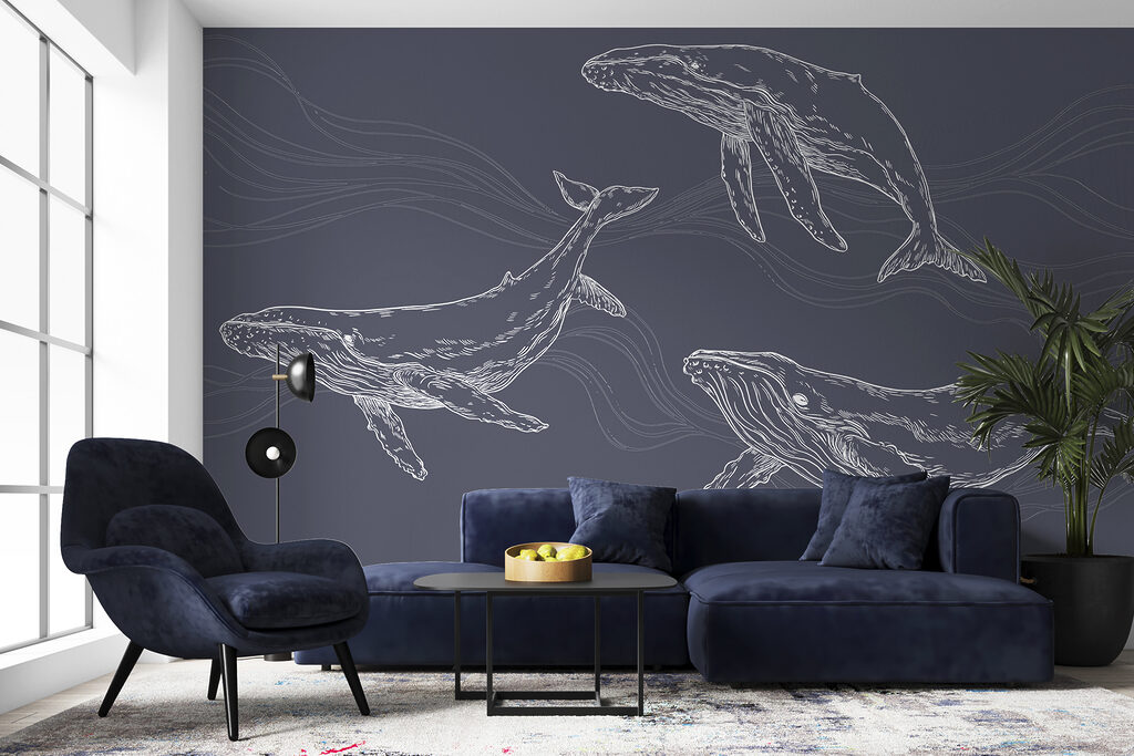 Whales in Fine Lines — interior 1