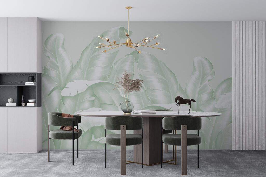 Banana Leaves in Mist — interior 3