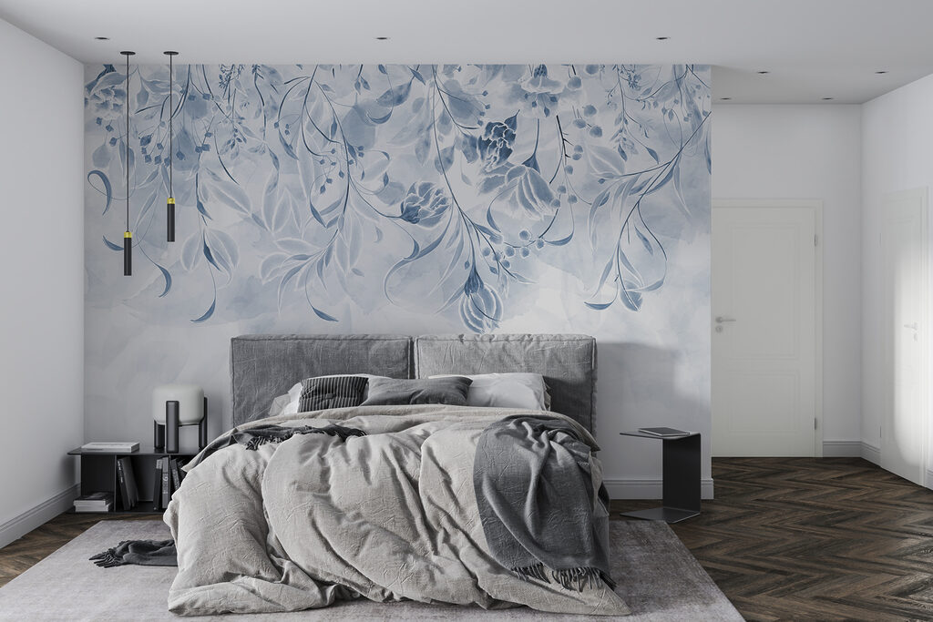 Hanging Floral Sketches in an interior
