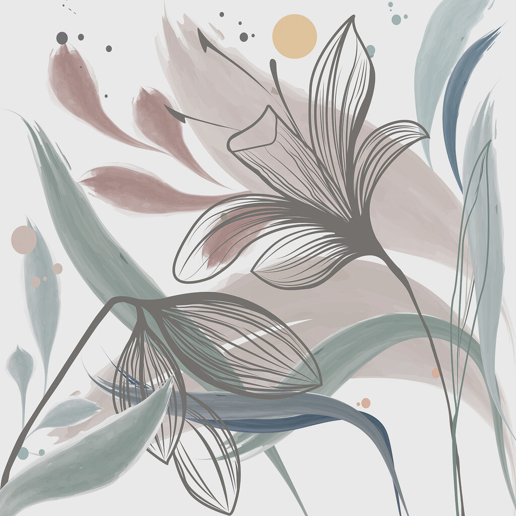 Flowers in Lines — full design