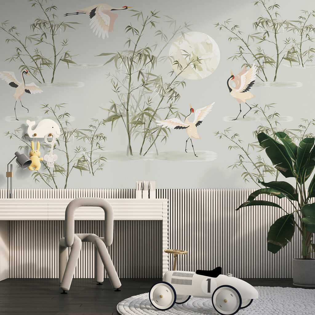 Cranes in Bamboo — interior 2