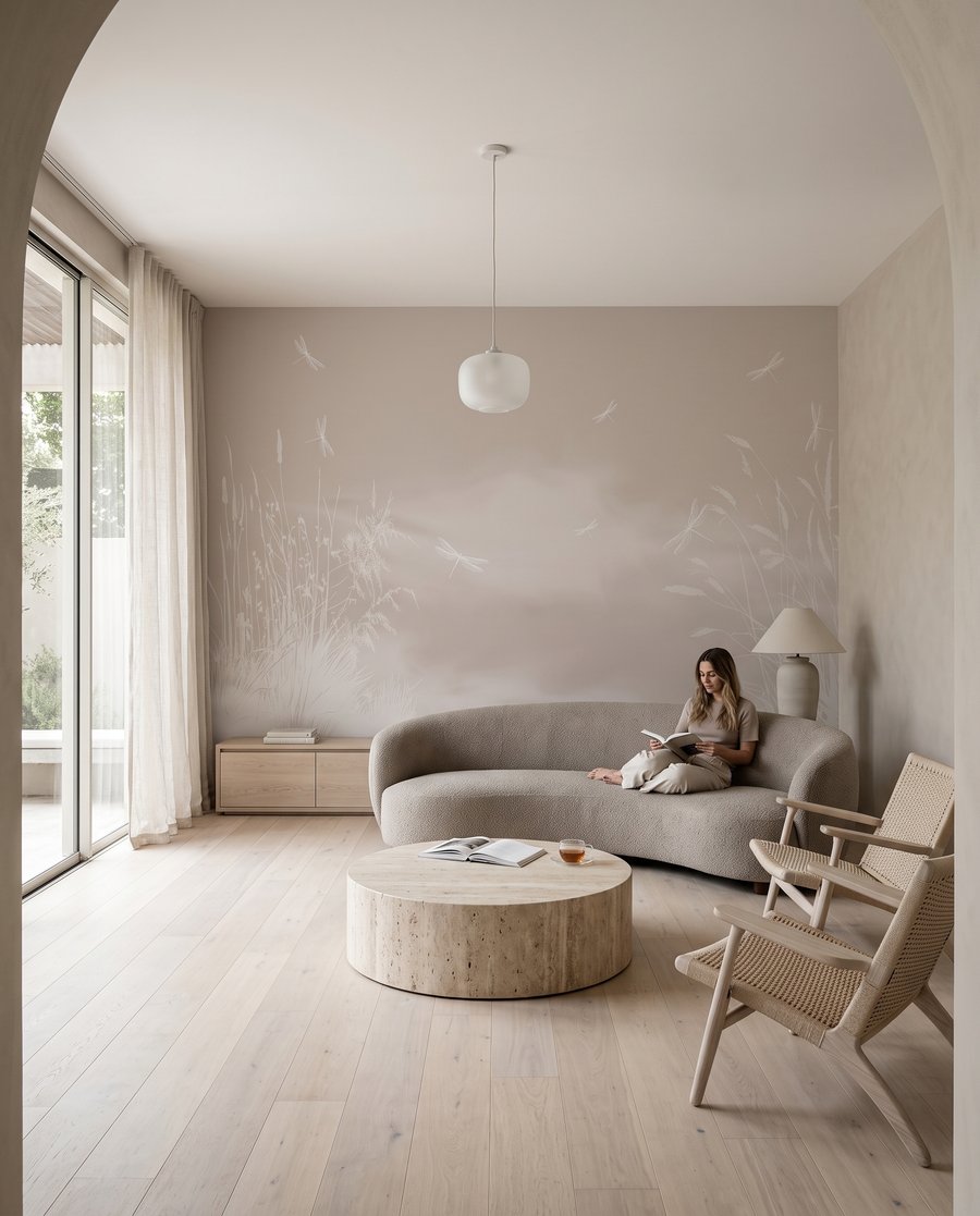 Dragonfly Drift in an interior