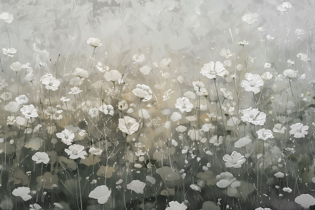 Gentle Meadow Flowers — full design