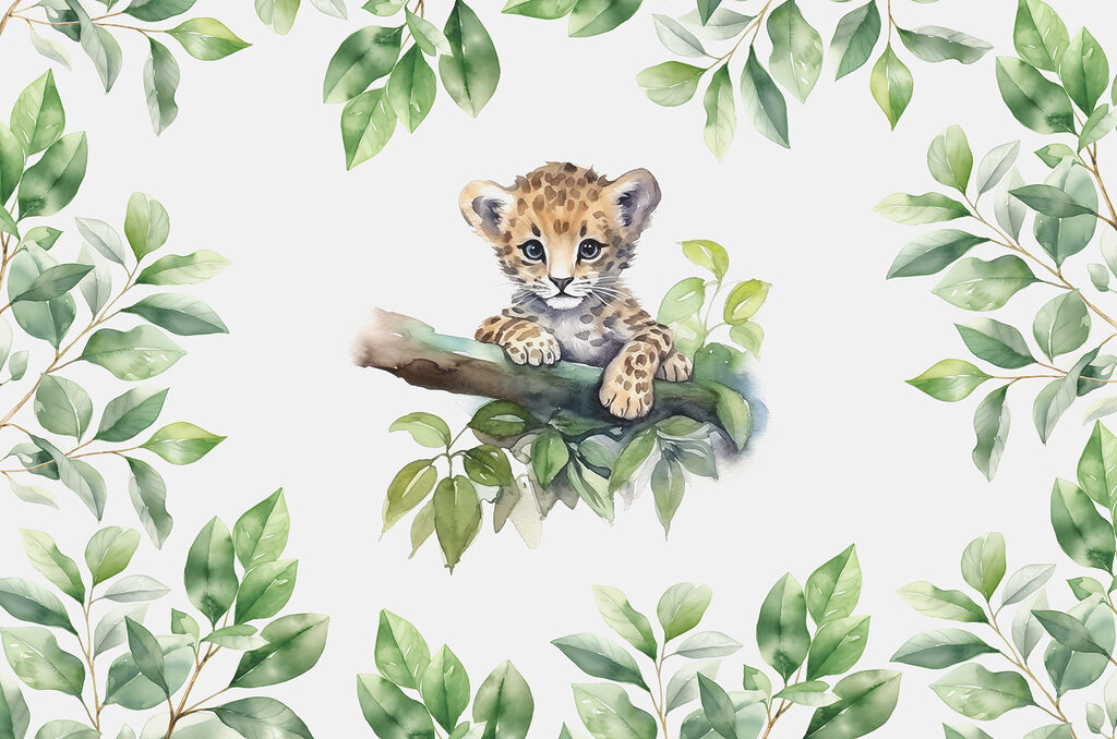 Little Leopard Perch — full design
