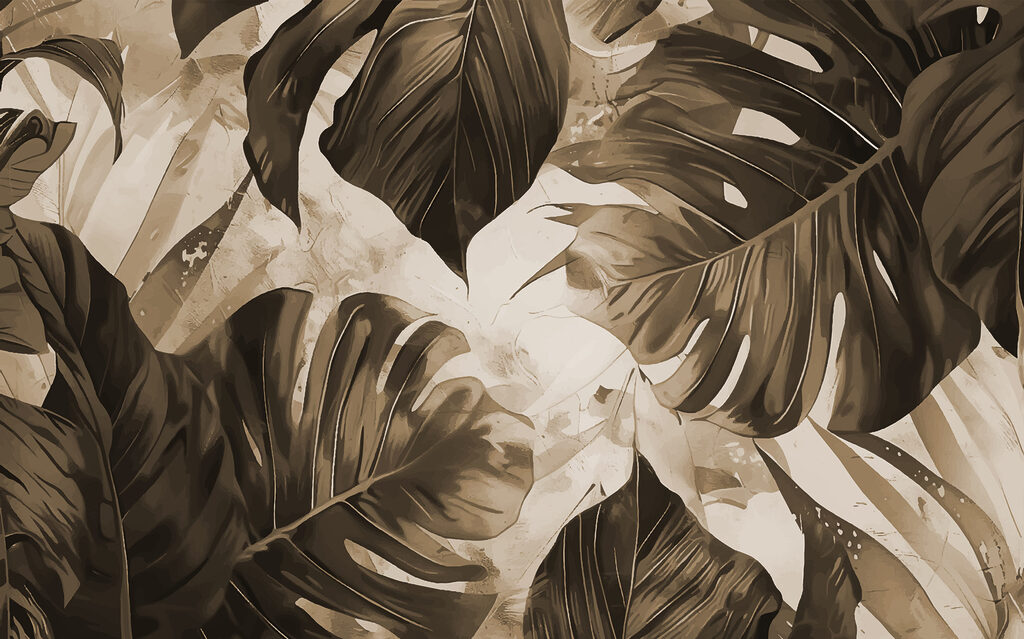 Monstera After Dark — full design