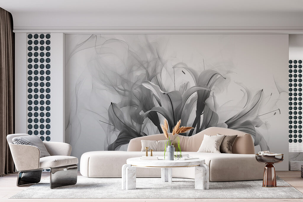 Lilies in grey haze — interior 2