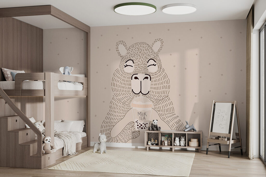 Bear with Bubble Tea — interior 1
