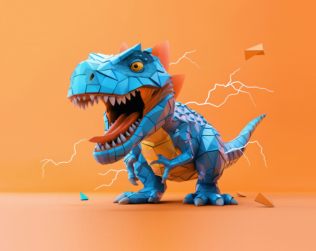 Little Thunder Dinosaur — full design
