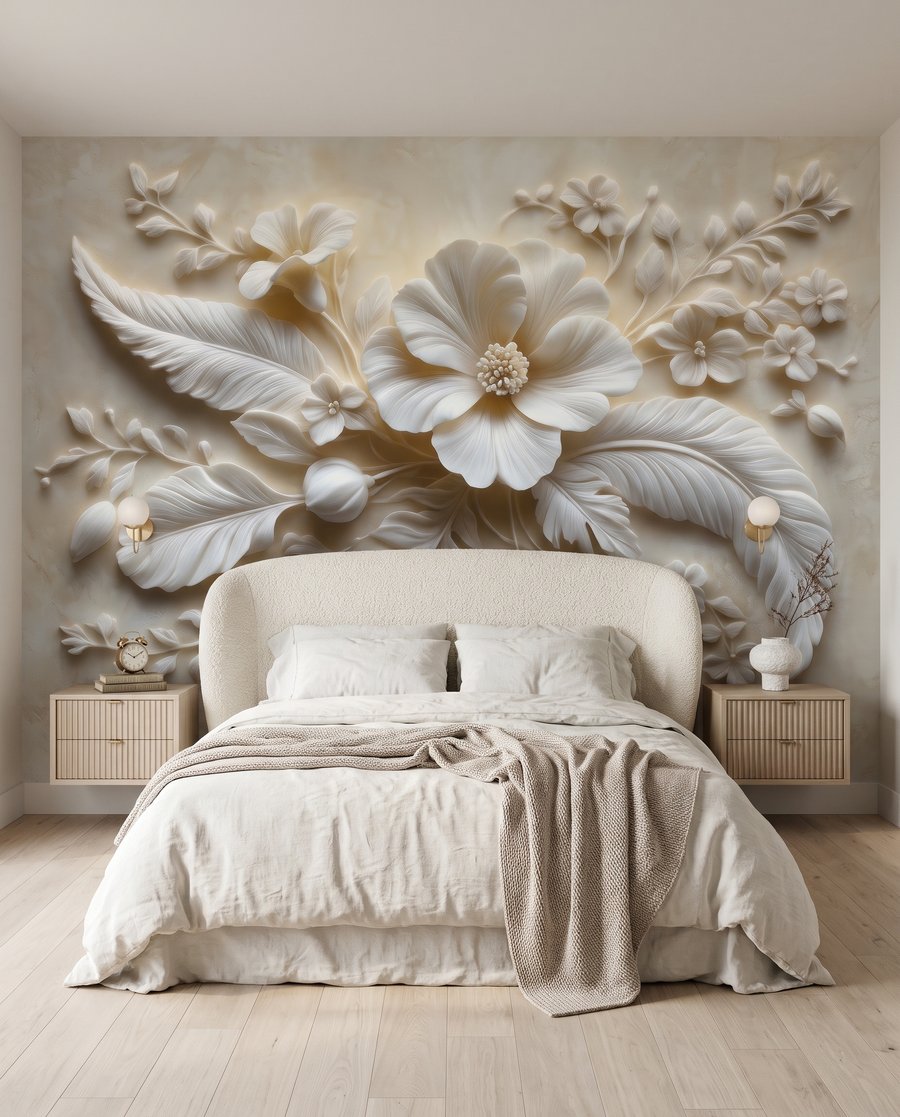 Carved Blossom in an interior