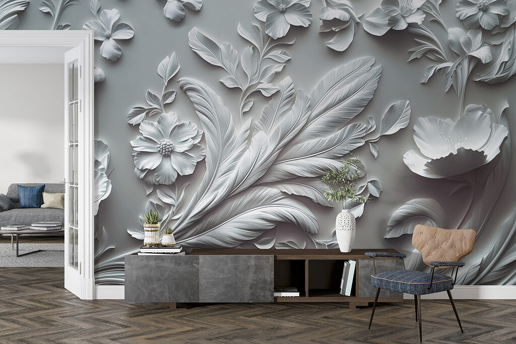 Sculpted Floral Scroll — interior 4