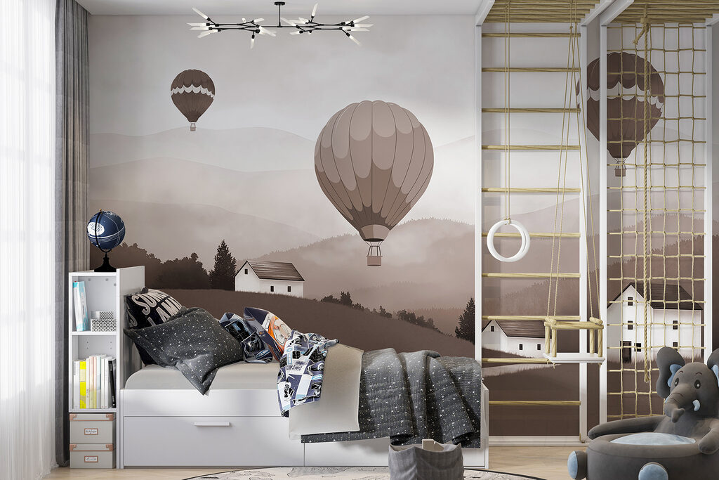 Balloons Above the Village — interior 2
