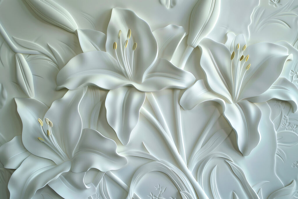 Iris in Relief — full design