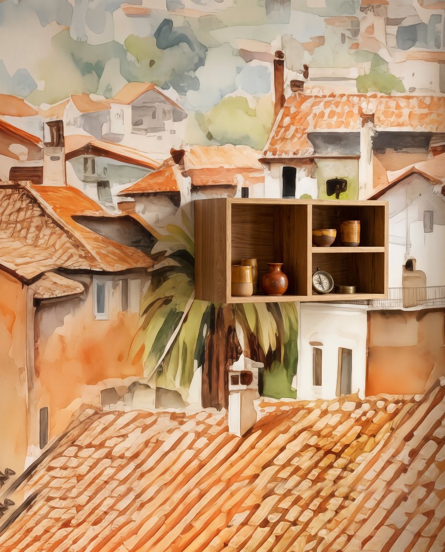 Terracotta Rooftops — detail
