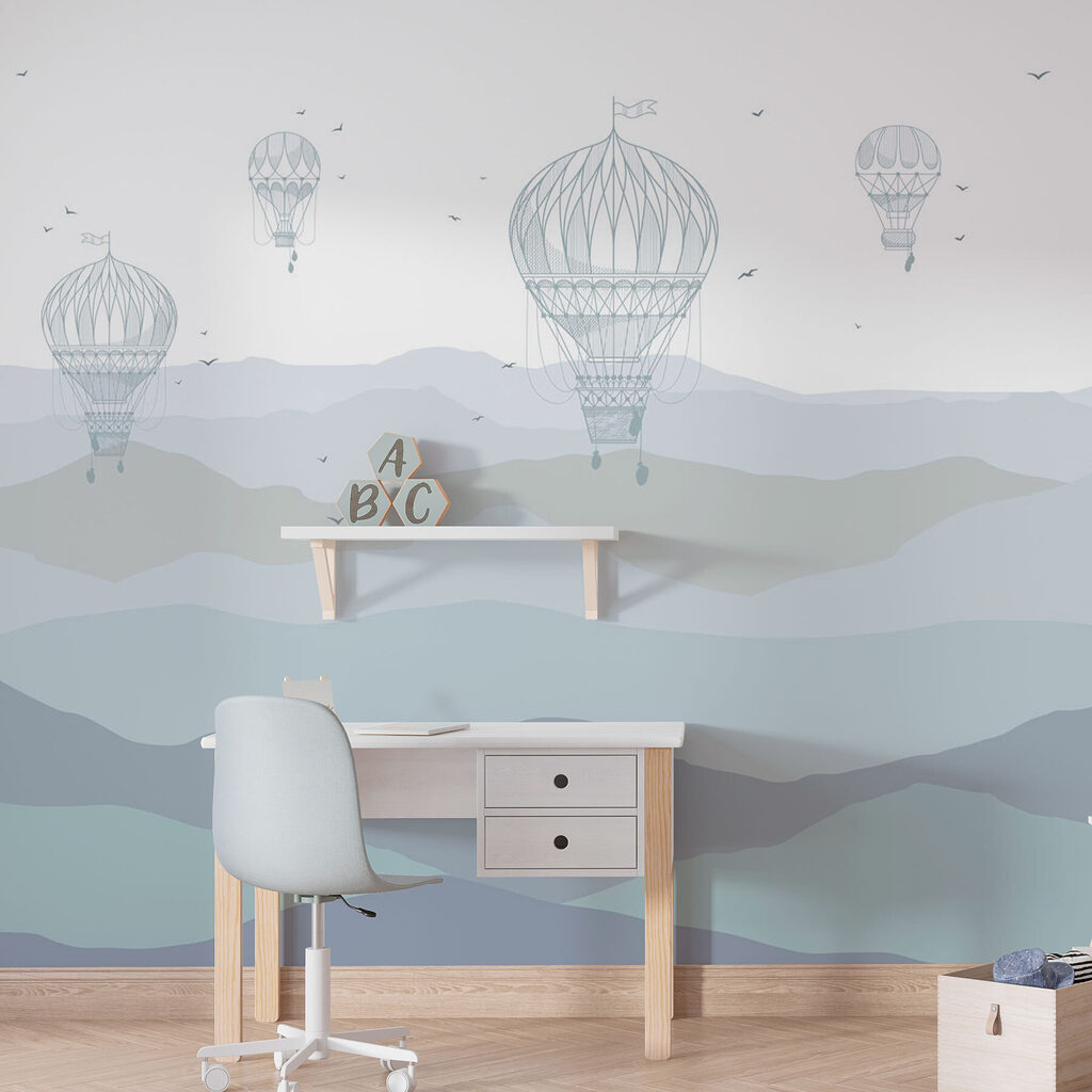 Balloons Above Rolling Hills — interior 2