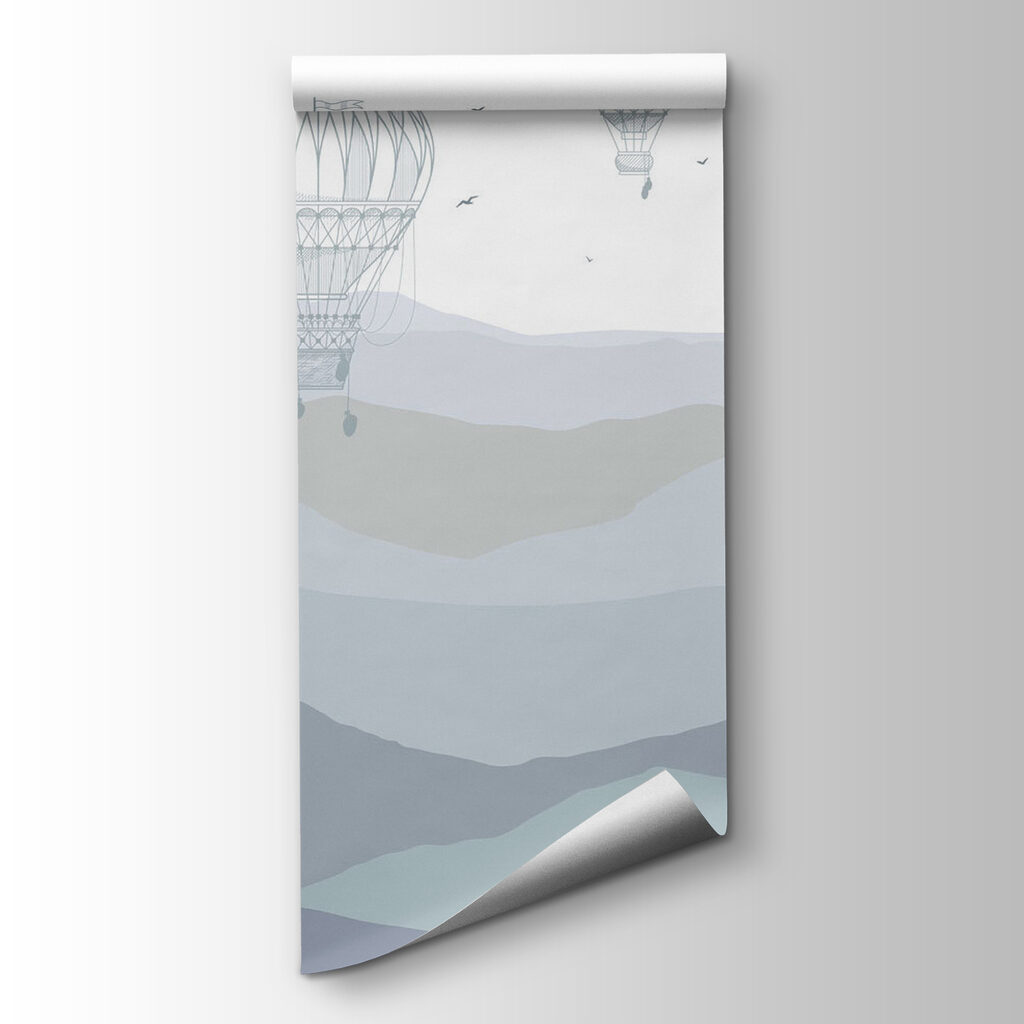 Balloons Above Rolling Hills — product view