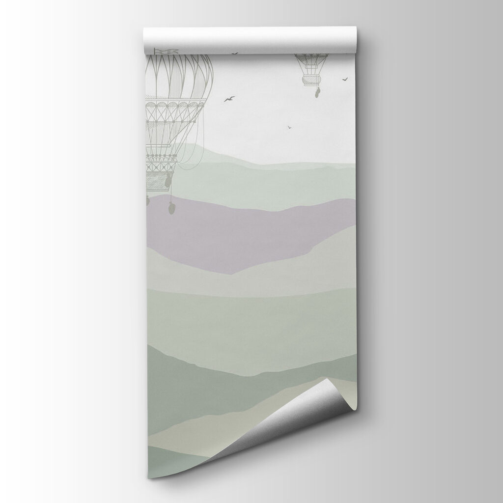 Balloons Above Rolling Hills — product view