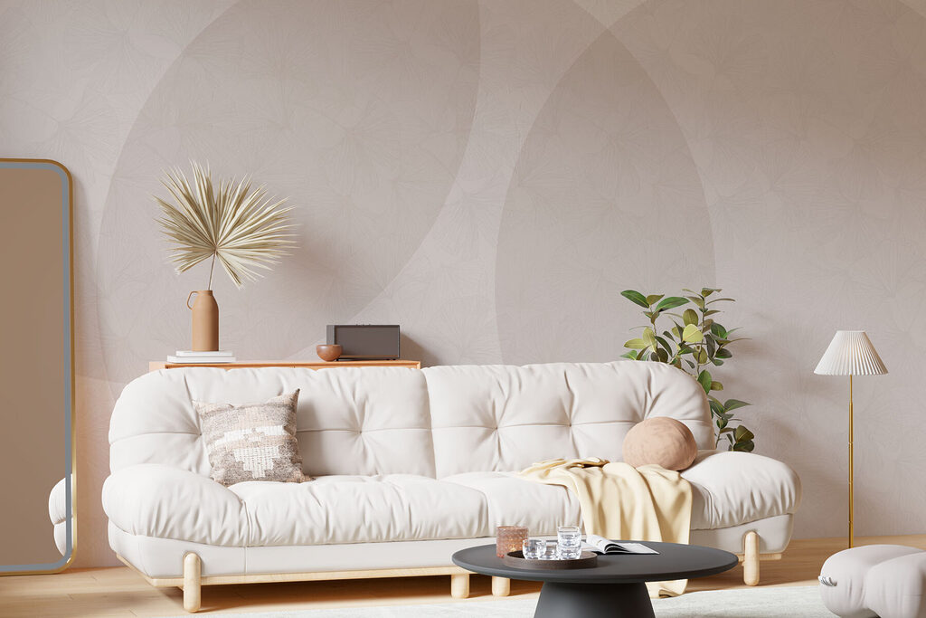 Translucent ovals in layers — interior 1