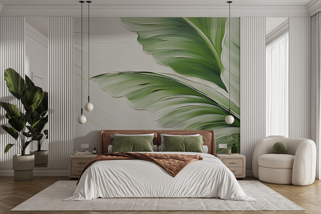 Banana Leaf Study in an interior
