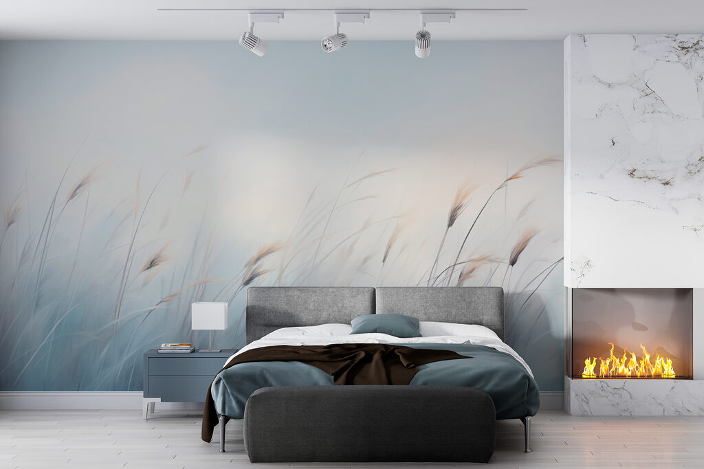 Grasses by the Water in an interior
