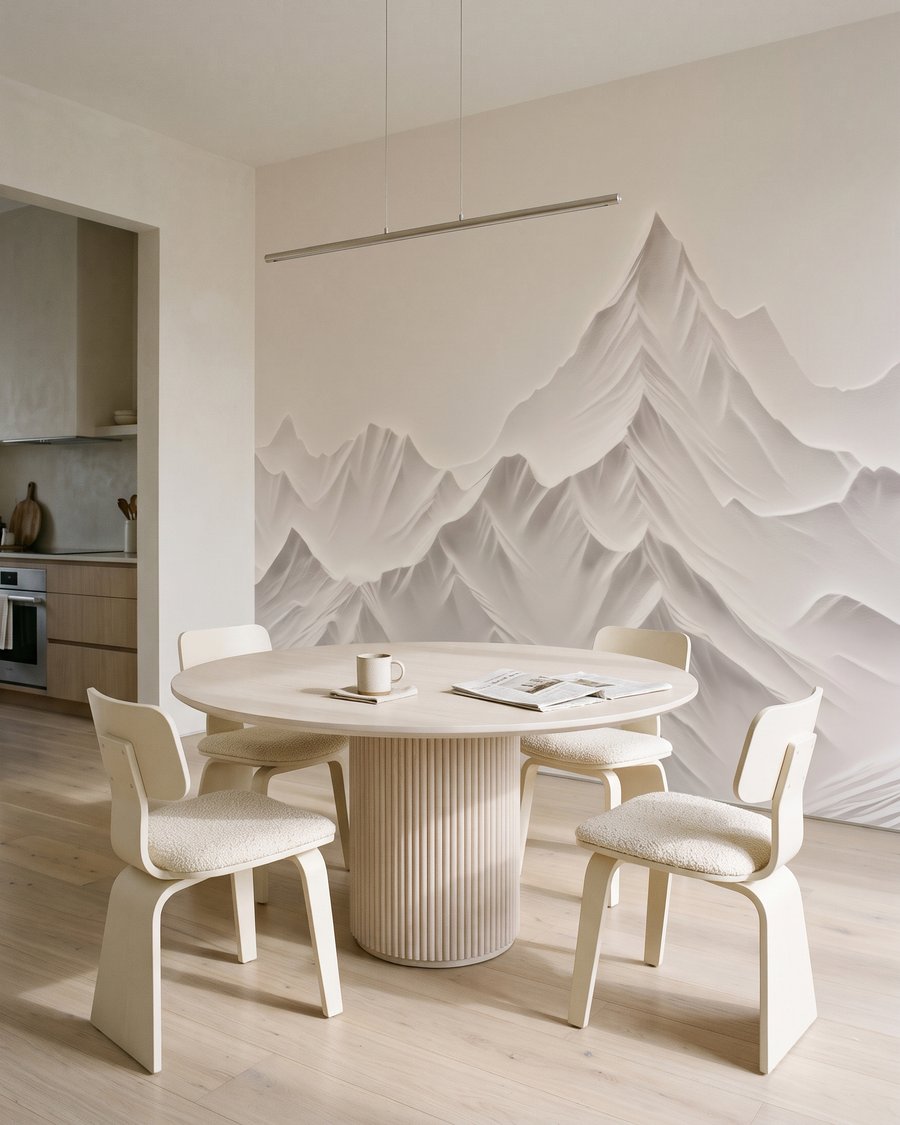 Folded Mountains in an interior