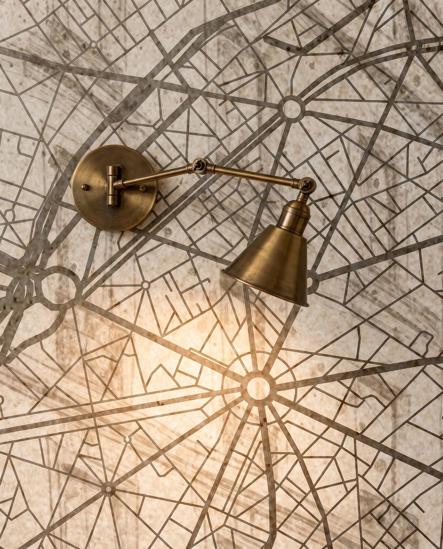 City Routes in Chalk — detail