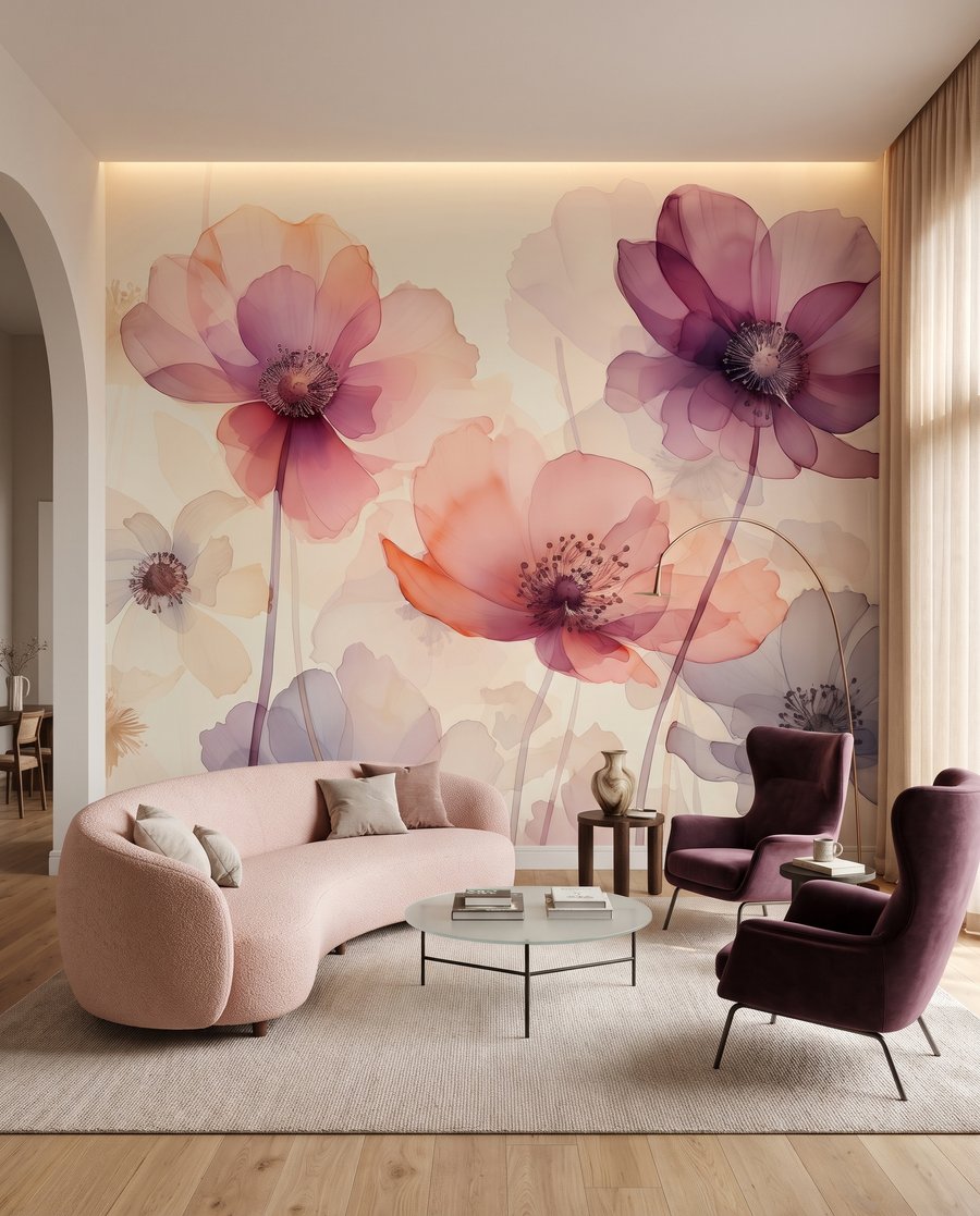 Petals in Colour in an interior