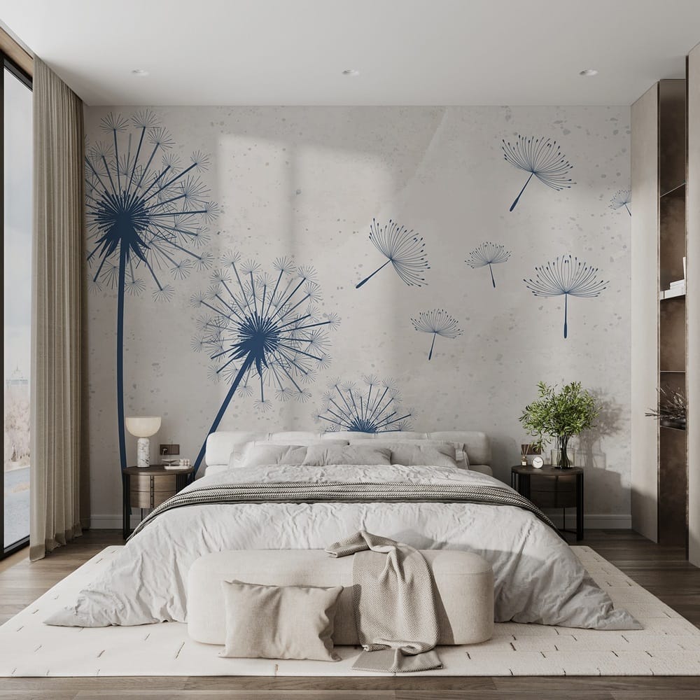 Dandelions Taking Flight in an interior