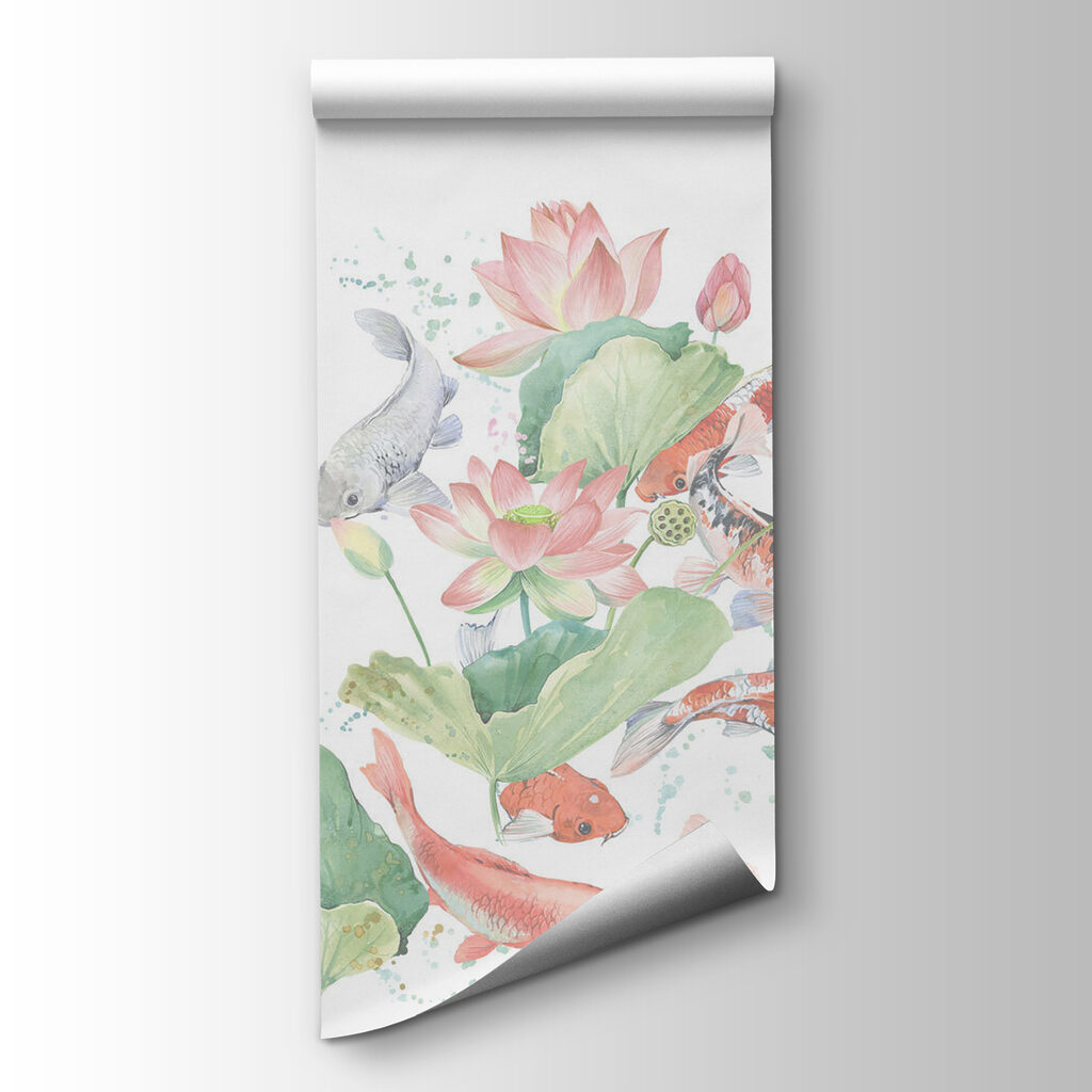 Koi Among Lotus — product view